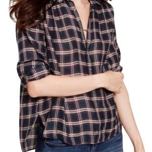 LOFT Softened Button Down T-shirt Women’s M